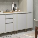 Ver imagem 5 de Balcão para Cozinha Modulada 60 Cm 2 Portas Atenas Cinza Cristal