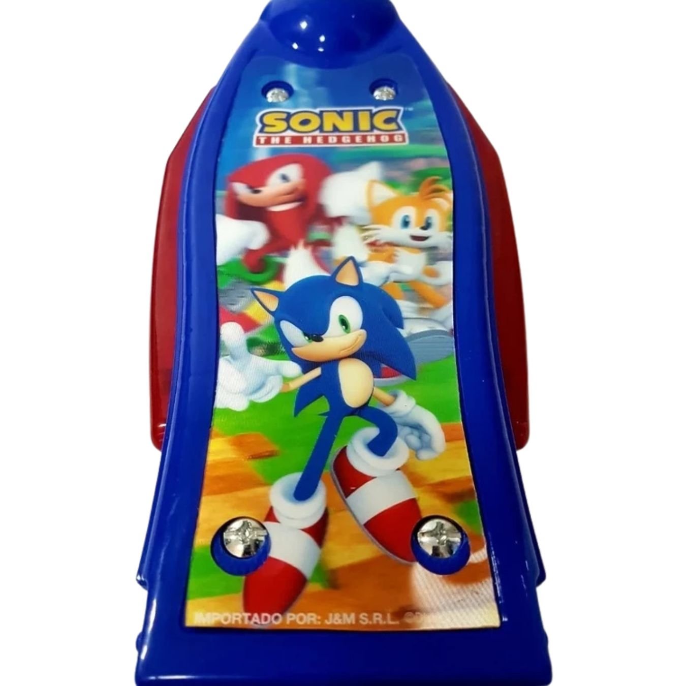 Patinete Infantil 03 Rodas com Cesta,musica,luz Personagem:sonic - 3