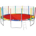 Ver imagem 1 de Cama Elástica 4,27M 6 Pés ChicoPlay Lona Vermelha Nacional Com Emenda