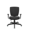 Cadeira Presidente Escritório Altrix Relax Braços Reguláveis Base Metal Capa J.Serrano Preto - 3