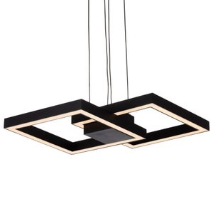 Lustre Pendente Newline Fit Led 705 Bivolt Preto 4000K Luz Neutra