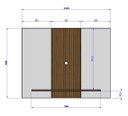 Ver imagem 2 de Painel TV Compact Moderno 50 Polegadas Sala