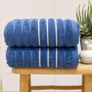 Toalha de Rosto Wave 50x70 Azul