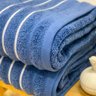 Toalha de Rosto Wave 50x70 Azul - 4