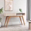 Ver imagem 2 de Aparador Ripado Açaí com 1 Gaveta 136cm