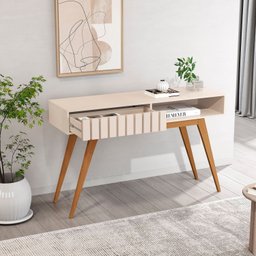 Aparador Ripado Açaí com 1 Gaveta 136cm - 4