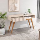 Ver imagem 4 de Aparador Ripado Açaí com 1 Gaveta 136cm