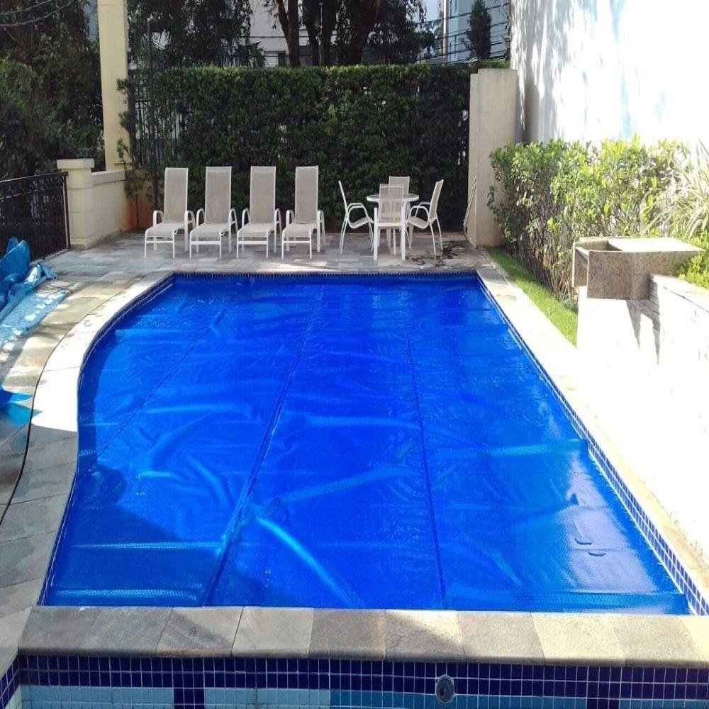 Capa Térmica Piscina 330 Micras Atco 6,50x6,50 Black/blue - 6