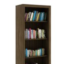 Ver imagem 3 de Estante Livreiro Multiuso 4 Prateleiras ME4104 Nogal - Tecno Mobili