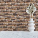 Ver imagem 1 de Papel de Parede Adesivo Tijolo a Vista Rejunte Branco 15m