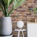 Ver imagem 2 de Papel de Parede Adesivo Tijolo a Vista Rejunte Branco 15m