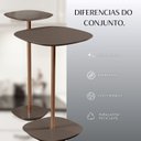 Ver imagem 7 de Conjunto Mesa Lateral Florença Alta e Baixa - Lf 049