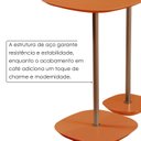 Ver imagem 4 de Conjunto Mesa Lateral Florença Alta e Baixa - Lf 049