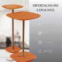 Ver imagem 7 de Conjunto Mesa Lateral Florença Alta e Baixa - Lf 049