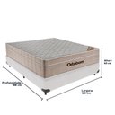 Ver imagem 4 de Cama + Box Airtech Colchão Ortobom Viúva 128cm Springpocket Cor:branco