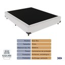 Ver imagem 5 de Cama + Box Airtech Colchão Ortobom Viúva 128cm Springpocket Cor:branco
