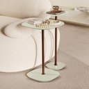 Ver imagem 1 de Conjunto Mesa Lateral Florença Alta e Baixa - Lf 049