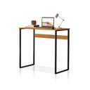 Ver imagem 2 de Escrivaninha de Aço Industrial Prática com Tampo em Mdf Eco - Canela