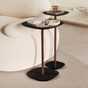 Ver imagem 1 de Conjunto Mesa Lateral Florença Alta e Baixa - Lf 049