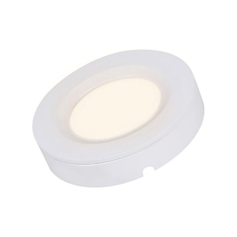 Spot Led Álamo Taschibra P/ Móvel Embutir/sobrepor Redondo 2w Bivolt 3000k Luz Quente