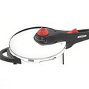 Ver imagem 6 de Panela de Pressão Solar em Aço Inox Fundo Triplo com 5 Dispositivos de Segurança 22 Cm 4,