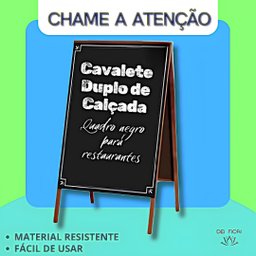 Lousa Cavalete Quadro Negro 70x50cm Restaurante Bar Promocao Oferta Padaria Loja Propaganda Rua Leve - 7