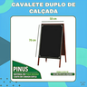 Lousa Cavalete Quadro Negro 70x50cm Restaurante Bar Promocao Oferta Padaria Loja Propaganda Rua Leve - 3