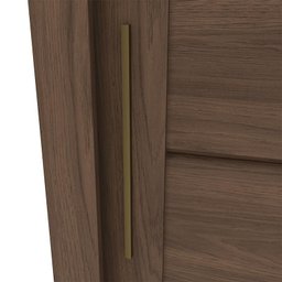 Guarda Roupa Viseu 3 Portas de Correr com Espelho Castanho - Móveis Henn - 4