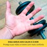 Par de Luva de Treino para Academia Ajustável Grip Fitness Preto - 3
