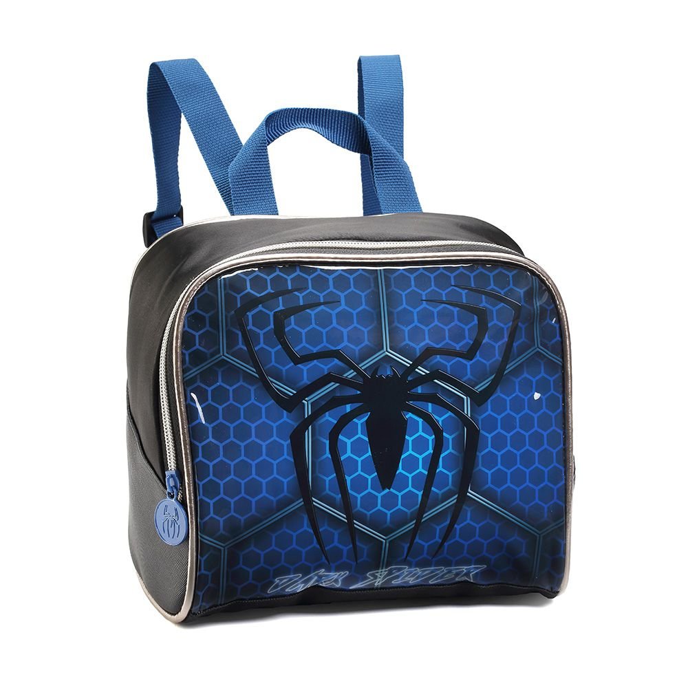 Kit Mochila Escolar Infantil Masculino Dark Spider 0625 Azul - 3