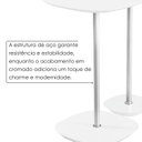Ver imagem 4 de Conjunto Mesa Lateral Florença Alta e Baixa - Lf 049