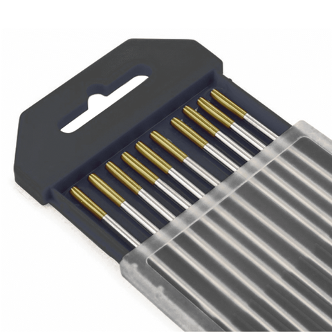Eletrodo Tungstênio Lantânio Dourado Ewla-1.5 - 2.4mmx150mm (3/32x6) 10 Unidades