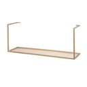 Ver imagem 1 de Prateleira Angra 60cm Estilo Industrial Metal Cozinha Quarto Sala Decorativa Studio Metal Madeira Pr