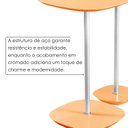 Ver imagem 4 de Conjunto Mesa Lateral Florença Alta e Baixa - Lf 049