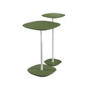 Ver imagem 2 de Conjunto Mesa Lateral Florença Alta e Baixa - Lf 049 Verde