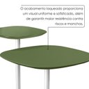Ver imagem 5 de Conjunto Mesa Lateral Florença Alta e Baixa - Lf 049