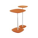 Ver imagem 2 de Conjunto Mesa Lateral Florença Alta e Baixa - Lf 049