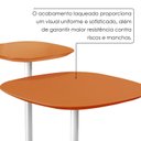Ver imagem 5 de Conjunto Mesa Lateral Florença Alta e Baixa - Lf 049