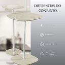 Ver imagem 7 de Conjunto Mesa Lateral Florença Alta e Baixa - Lf 049