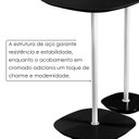 Ver imagem 4 de Conjunto Mesa Lateral Florença Alta e Baixa - Lf 049