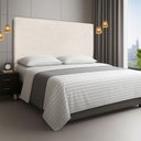 Ver imagem 1 de Cabeceira Cama Box Casal Queen 160 Cm Estofada Revestida em Linho Exclusivo