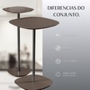 Ver imagem 7 de Conjunto Mesa Lateral Florença Alta e Baixa - Lf 049