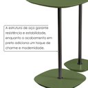 Ver imagem 4 de Conjunto Mesa Lateral Florença Alta e Baixa - Lf 049
