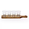 TABUA SHOTS DRINKS KIT 4 COPOS 50ML BEBIDAS DOSES TEQUILA CACHACA DEGUSTACAO LUXO - 1