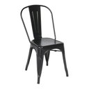 Ver imagem 2 de Kit com 4 Cadeira Tolix Iron Design Preto Aço Industrial Sala Cozinha Jantar Bar