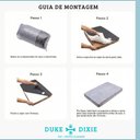 Ver imagem 7 de Cama Pet Ortopedica Cão Grande Espuma Casca de Ovo com Travesseiro Capa Removivel