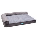 Ver imagem 1 de Cama Pet Ortopedica Cão Grande Espuma Casca de Ovo com Travesseiro Capa Removivel