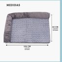 Ver imagem 5 de Cama Pet Ortopedica Cão Grande Espuma Casca de Ovo com Travesseiro Capa Removivel