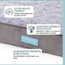 Ver imagem 3 de Cama Pet Ortopedica Cão Grande Espuma Casca de Ovo com Travesseiro Capa Removivel