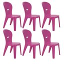 Ver imagem 1 de Jogo 6 Cadeiras Infantis Tramontina Vice Rosa Escola Creche